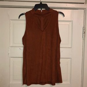 Veronica M Rust Orange Tank Top